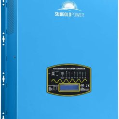 SUNGOLDPOWER 18000W Peak 54000W Split Phase Pure Sine Wave Power Inverter,Low Frequency Inverter DC 48V AC Input 240V AC Output 120V 240V Converter, with 40A MPPT Solar Charger Controller 18KW
