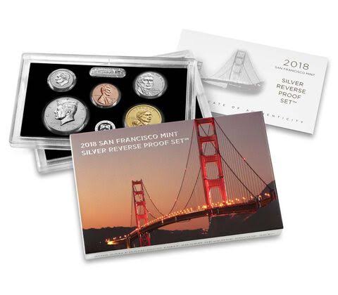 2018 US Mint Silver REVERSE Proof Set