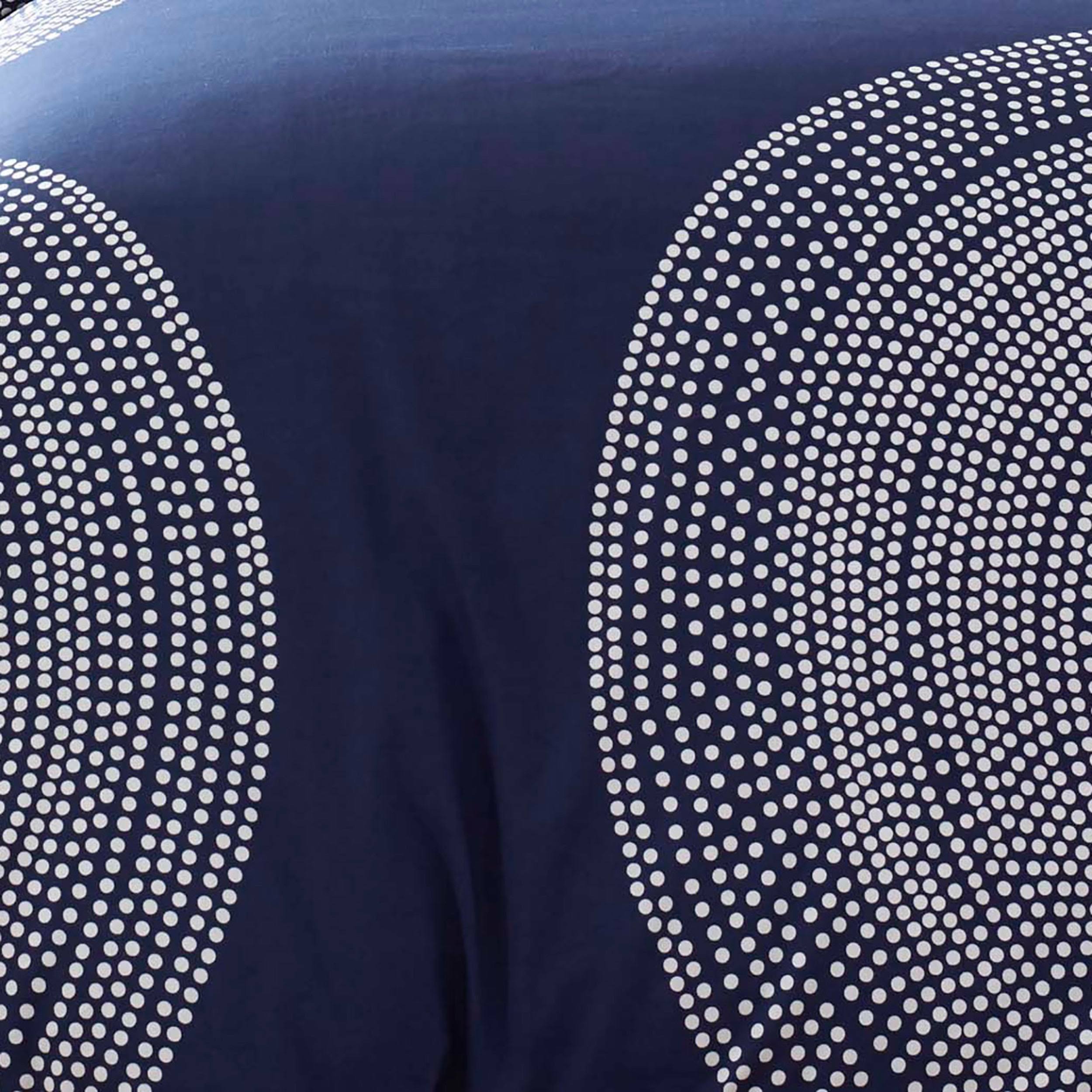 Marimekko 221439 Fokus Duvet Cover Set, Twin, Navy - Image 2