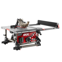 Alternative view of SKIL Jobsite Table Saw with Integrated Foldable Stand?? 10?? 15 Amp?? 25-1/2?? Rip Capacity