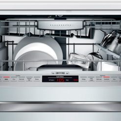 Alternative view of Bosch – 800 Series 24 Top Control Built-In Dishwasher with CrystalDry, Stainless Steel Tub, 3rd Rack, 40 dBa – Stainless steel