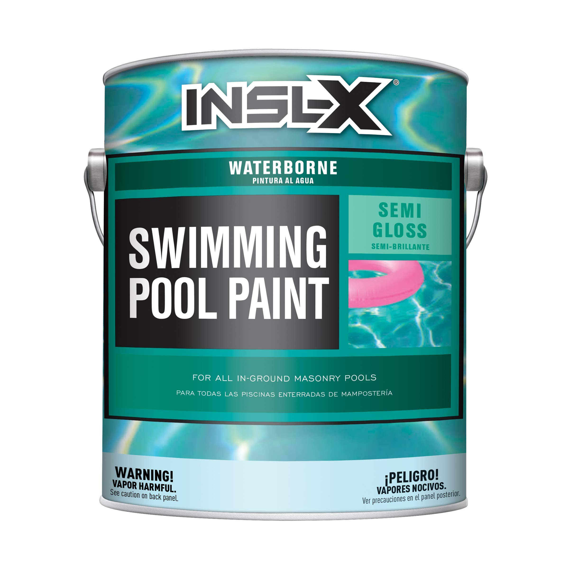 Insl-X Wr102309a-01 Waterborne Semi-Gloss Pool Paint 1 Gallon Ocean Blue - Image 2