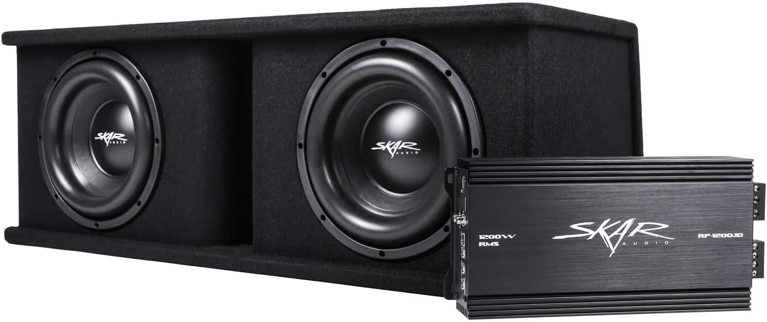 Skar Audio Dual 12 Complete 2,400 Watt SDR Series Subwoofer Bass Package – Includes Loaded Enclosure with Amplifier - Image 13