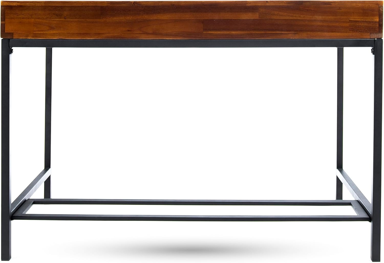 Fashionable Modern Wood Desk, Crafted to Exacting Standards Storage Desk, Durable Computer Office Desk for Home Office - Image 3