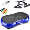 Wonder Maxi 3D Vibration Plate Exercise Machine, Whole Body Workout Vibration Fitness Platform with Dual Motor Oscillation?? Remote Control and Resistance Bands for Weight Loss Toning