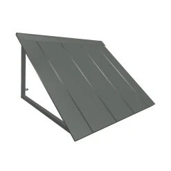 Alternative view of Awntech H23-US-7COP 7 ft. Houstonian Metal Standing Seam Awning Copper – 92 x 24 x 36 in.
