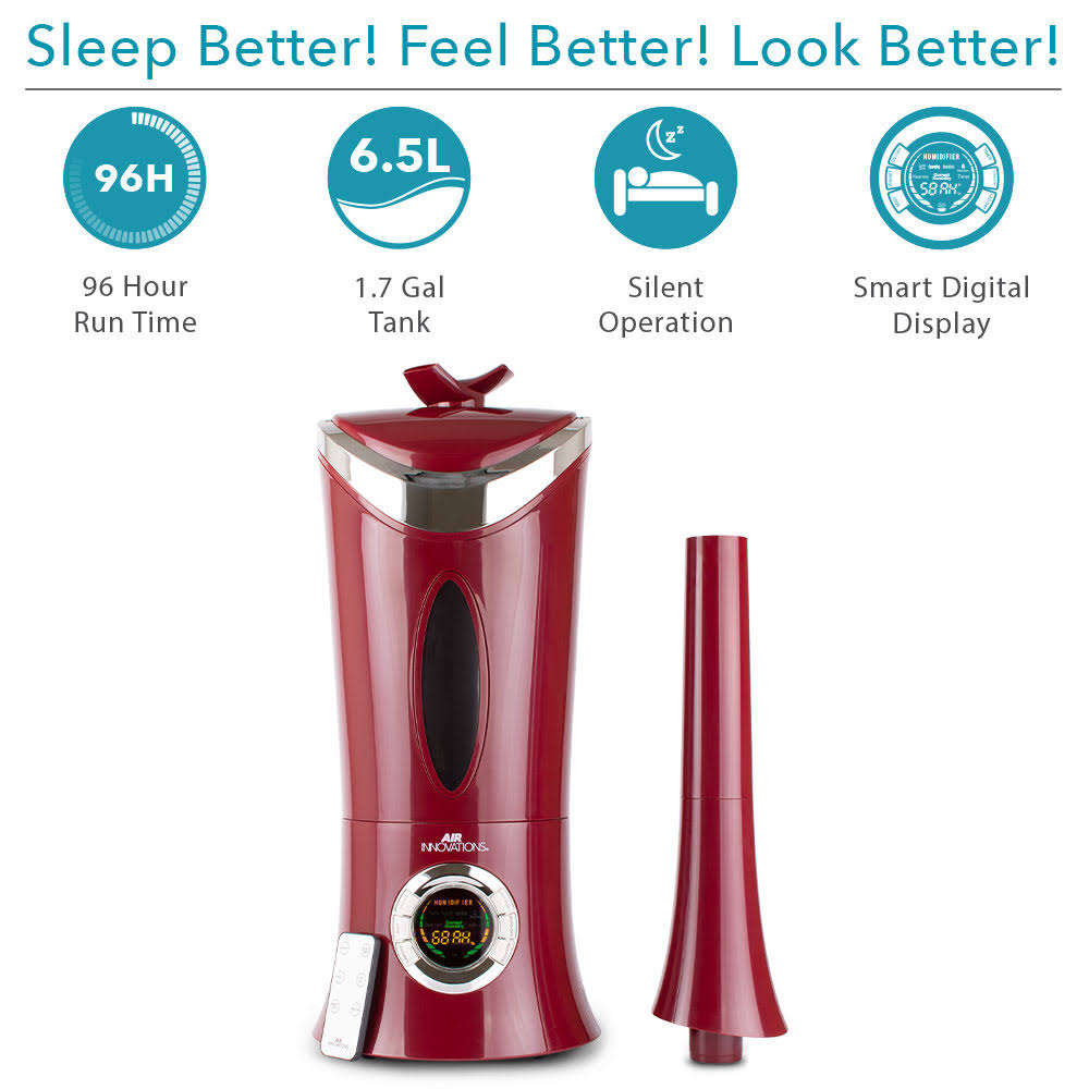 Air Innovations MH-702A Ultrasonic Cool Mist Humidifier with Remote Wine - Image 5